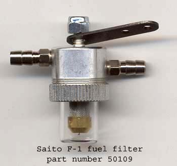 Saito fuel filter